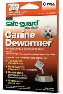 SAFE-GUARD CANINE DEWORMER 1GM