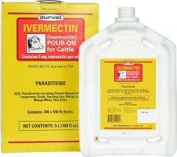 IVERMECTIN POUR ON 5 L DURVET