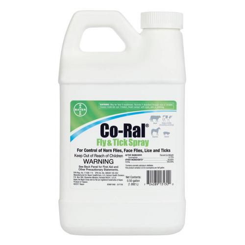 CO-RAL FLY /TICK SPRAY 1/2 GAL